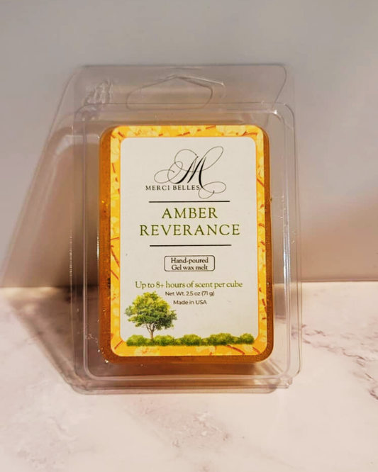 Amber Reverence-Gel wax melt