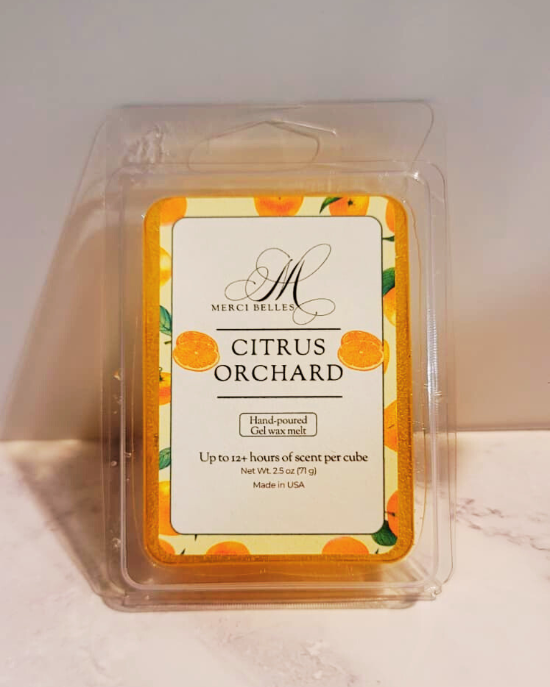 Citrus Orchard-Gel wax melt